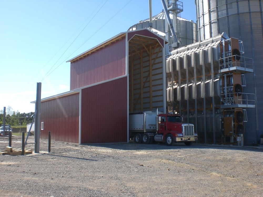 Farm Post-Frame Construction | Grain Truck Storage | Keystone Construction | Farm Storage | Reasons to Choose a Post-Frame Barn