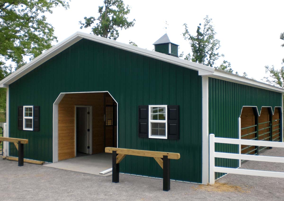 Keystone Postframe Equestrian Farm