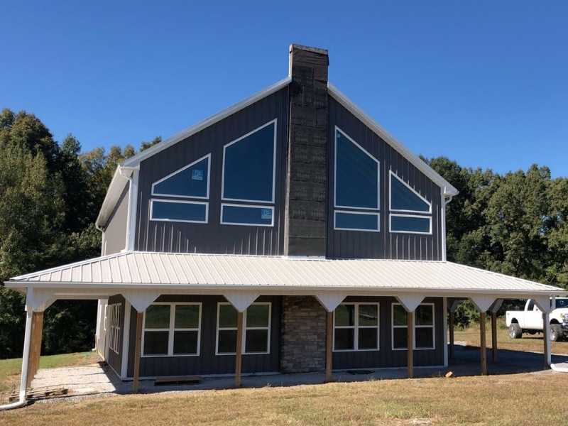 Unique barndominium designs; Keystone Construction post frame residential